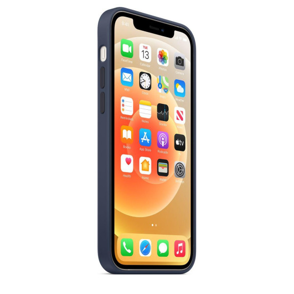 Силиконовый чехол-накладка Apple Silicone Case for iPhone 12 Pro Max, Deep Navy (HC)(A)