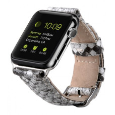 Кожанный ремешок Melkco Premium Leather Strap for Apple Watch 42/44/45/49mm, White (APIW42LSST1WESK)