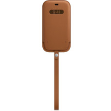 Кожанный чехол-конверт Apple Leather Sleeve for iPhone 12 Pro Max, Saddle Brown (MHYG3)