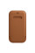 Кожанный чехол-конверт Apple Leather Sleeve for iPhone 12 Pro Max, Saddle Brown (MHYG3)
