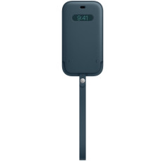 Кожанный чехол-конверт Apple Leather Sleeve for iPhone 12 Pro Max, Baltic Blue (MHYH3)