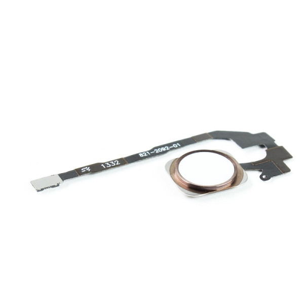Шлейф с кнопкой Home Flat cable with home button outside iPhone 5S/SE Gold