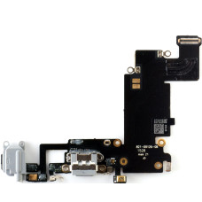 Шлейф с разьемом зарядки и синхронизации Flat Cable Charger with HF Dock Connector iPhone 6 Black