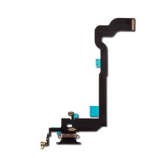 Шлейф с разьемом зарядки и синхроницации Flat Cable Charger iPhone X (black)
