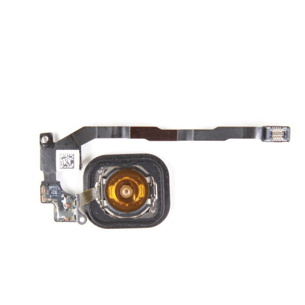 Шлейф с кнопкой "Домой" Flat cable with home button outside iPhone 5S/SE Black