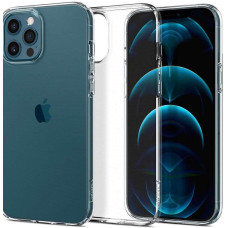 Чехол накладка Spigen Liquid Crystal Case for iPhone 12 Pro Max, Clear (ACS01613)
