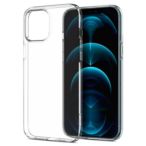 Чехол накладка Spigen Liquid Crystal Case for iPhone 12 Pro Max, Clear (ACS01613)