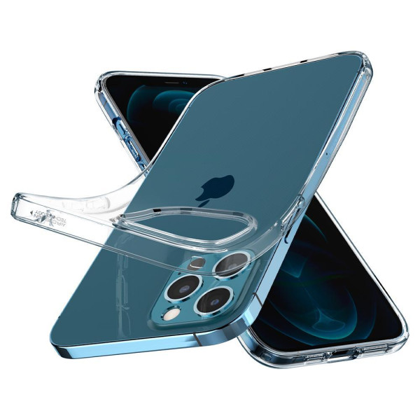 Чехол накладка Spigen Liquid Crystal Case for iPhone 12 Pro Max, Clear (ACS01613)