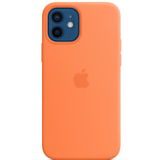 Силіконовий чохол-накладка Apple Silicone Case with MagSafe for iPhone 12/12 Pro, Kumquat (HC)