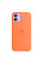 Силіконовий чохол-накладка Apple Silicone Case with MagSafe for iPhone 12/12 Pro, Kumquat (HC)
