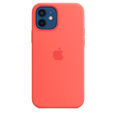 Силиконовый чехол-накладка Apple Silicone Case with MagSafe for iPhone 12/12 Pro, Pink Citrus (HC)