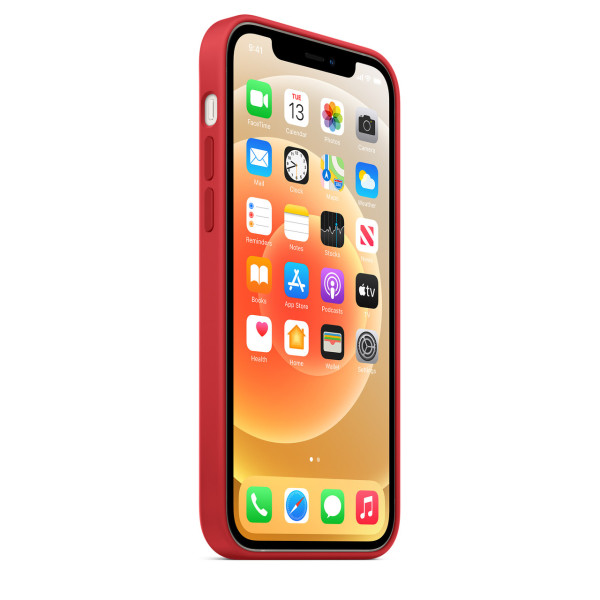 Силиконовый чехол-накладка Apple Silicone Case for iPhone 12/12 Pro, Product Red (HC)(A)
