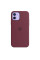 Силиконовый чехол-накладка Apple Silicone Case with MagSafe for iPhone 12/12 Pro, Plum (HC)
