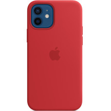 Силіконовий чохол-накладка Apple Silicone Case with MagSafe for iPhone 12 | 12 Pro, Product Red (MHL63)