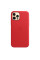 Кожанный чехол накладка Apple Leather Case with MagSafe for iPhone 12 | 12 Pro, Red (MHKD3)
