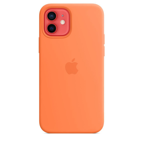 Силиконовый чехол-накладка Apple Silicone Case for iPhone 12/12 Pro, Kumquat (HC)(A)