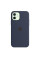 Силиконовый чехол-накладка Apple Silicone Case with MagSafe for iPhone 12/12 Pro, Deep Navy (HC)