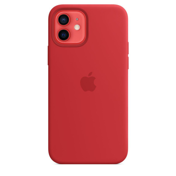 Силиконовый чехол-накладка Apple Silicone Case for iPhone 12/12 Pro, Product Red (HC)(A)