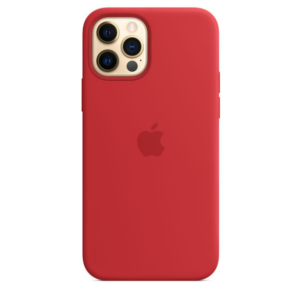 Силиконовый чехол-накладка Apple Silicone Case for iPhone 12/12 Pro, Product Red (HC)(A)