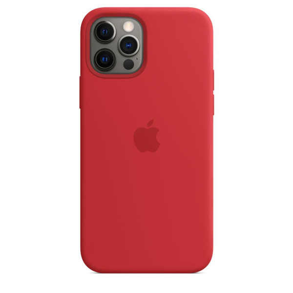 Силиконовый чехол-накладка Apple Silicone Case for iPhone 12/12 Pro, Product Red (HC)(A)