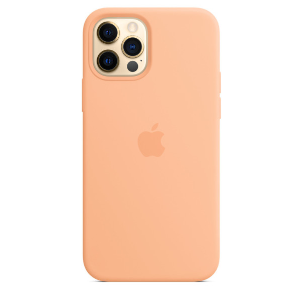 Силиконовый чехол-накладка Apple Silicone Case for iPhone 12/12 Pro, Cantaloupe (HC)(A)