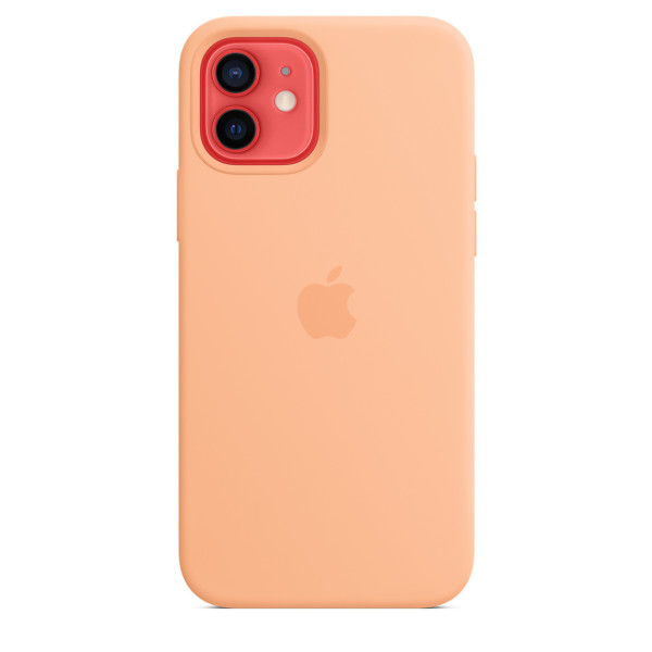 Силиконовый чехол-накладка Apple Silicone Case for iPhone 12/12 Pro, Cantaloupe (HC)(A)