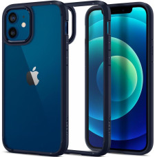 Чехол накладка Spigen Ultra Hybrid Case for iPhone 12/12 Pro, Navy Blue (ACS02251)