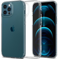 Силиконовый чехол-накладка Spigen Ultra Hybrid Case for iPhone 12/12 Pro, Clear (ACS01702)