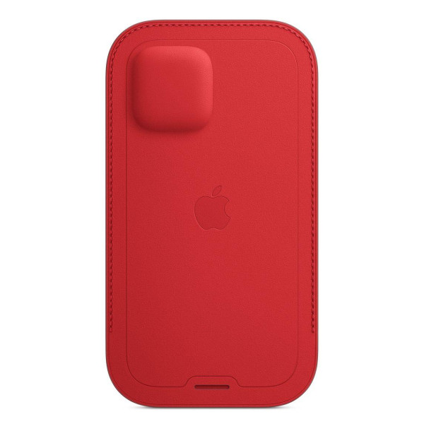 Кожанный чехол-конверт Apple Leather Sleeve for iPhone 12/12 Pro, PRODUCT RED  (MHYE3)