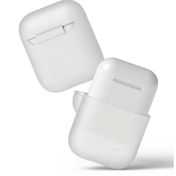 Чехол для наушников Elago Silicone Case for Airpods, White (EAPSC-WH)