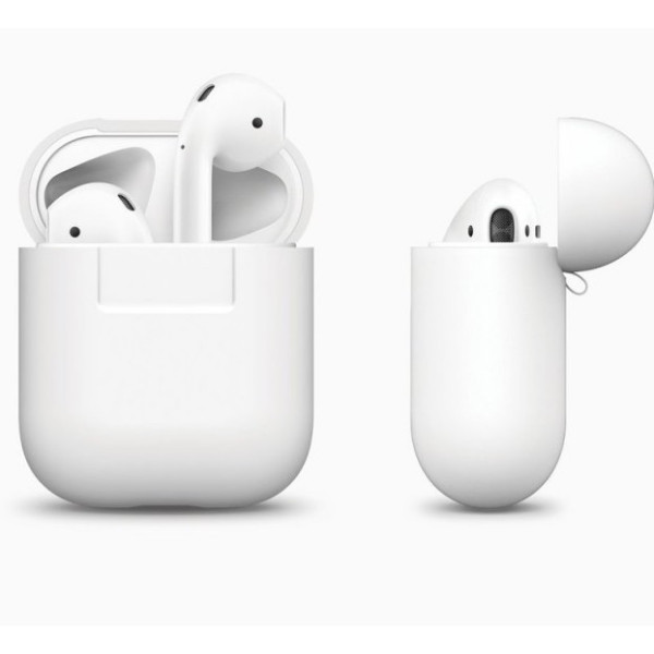 Чехол для наушников Elago Silicone Case for Airpods, White (EAPSC-WH)