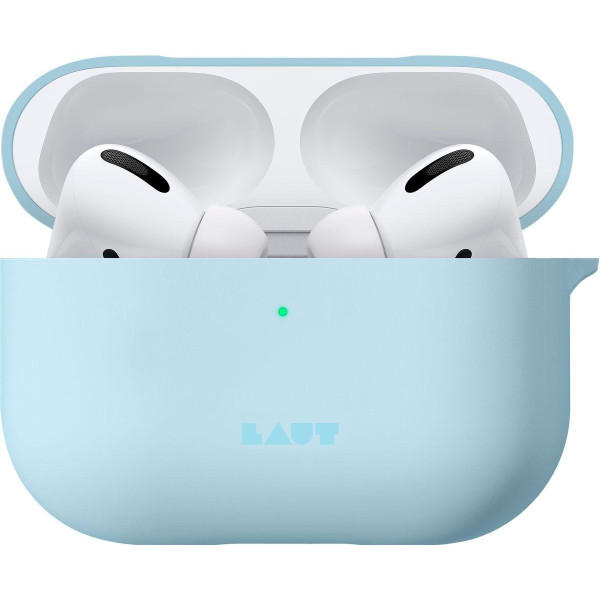 Силиконовый чехол для наушников Laut Huex Pastels Case for AirPods Pro, Blue (L_APP_HXP_BL)