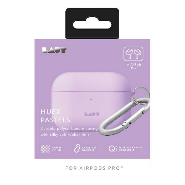 Силиконовый чехол для наушников Laut Huex Pastels for AirPods Pro, Lilu (L_APP_HXP_PU)