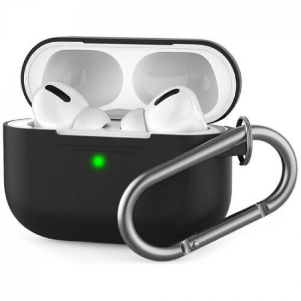 Силіконовий чохол для навушників Silicone Case for AirPods Pro, Black