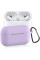 Силіконовий чохол для навушників Silicone Case for AirPods Pro, Lavender