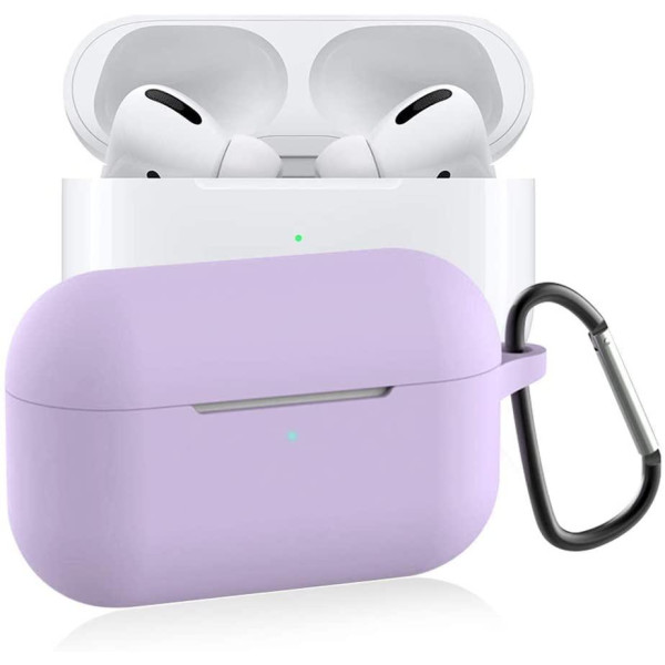 Силіконовий чохол для навушників Silicone Case for AirPods Pro, Lavender