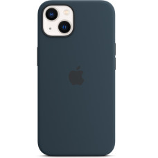 Силиконовый чехол-накладка Apple Silicone Case with MagSafe for iPhone 13, Abyss Blue (MM293)