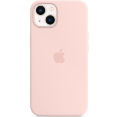 Силиконовый чехол-накладка Apple Silicone Case with MagSafe for iPhone 13, Chalk Pink (MM283)