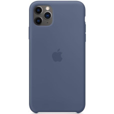 Силиконовый чехол накладка Apple Silicone Case for iPhone 11 Pro Max, Alaskan Blue (HC)