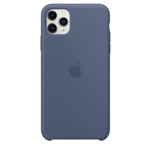 Силиконовый чехол накладка Apple Silicone Case for iPhone 11 Pro Max, Alaskan Blue (HC)