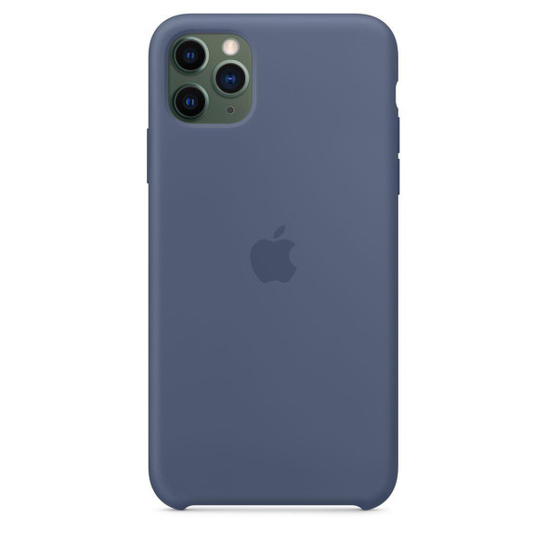 Силиконовый чехол накладка Apple Silicone Case for iPhone 11 Pro Max, Alaskan Blue (HC)