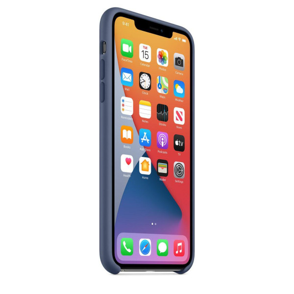 Силиконовый чехол накладка Apple Silicone Case for iPhone 11 Pro Max, Alaskan Blue (HC)