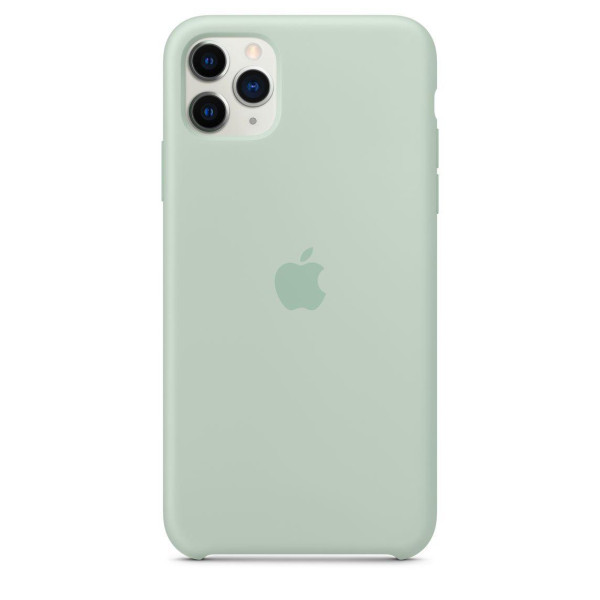 Силиконовый чехол накладка Apple Silicone Case for iPhone 11 Pro Max, Beryl (HC)