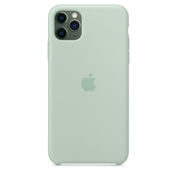 Силиконовый чехол накладка Apple Silicone Case for iPhone 11 Pro Max, Beryl (HC)