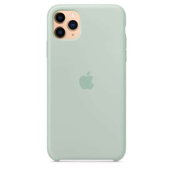 Силиконовый чехол накладка Apple Silicone Case for iPhone 11 Pro Max, Beryl (HC)
