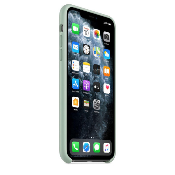 Силиконовый чехол накладка Apple Silicone Case for iPhone 11 Pro Max, Beryl (HC)