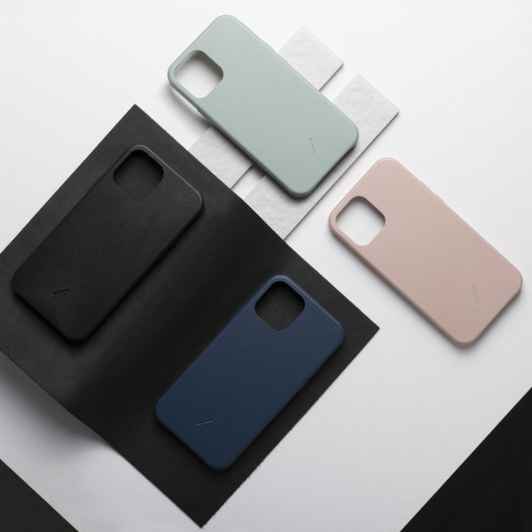 Шкіряний чохол-накладка Native Union Clic Classic Case for iPhone 12 Mini, Indigo (CCLAS-BLU-NP20S)