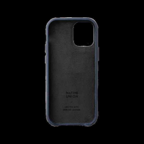 Шкіряний чохол-накладка Native Union Clic Classic Case for iPhone 12 Mini, Indigo (CCLAS-BLU-NP20S)
