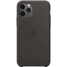 Силиконовый чехол-накладка Apple Silicone Case for iPhone 11 Pro, Black (HC)