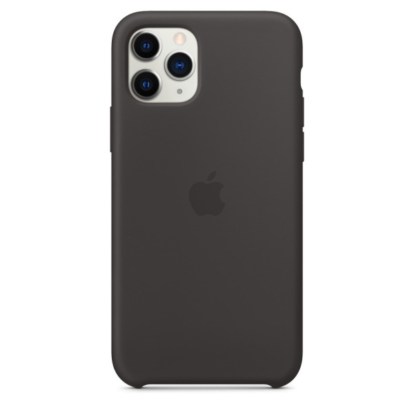 Силиконовый чехол-накладка Apple Silicone Case for iPhone 11 Pro, Black (HC)